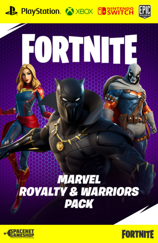 fortnite marvel royalty and warriors pack nintendo switch