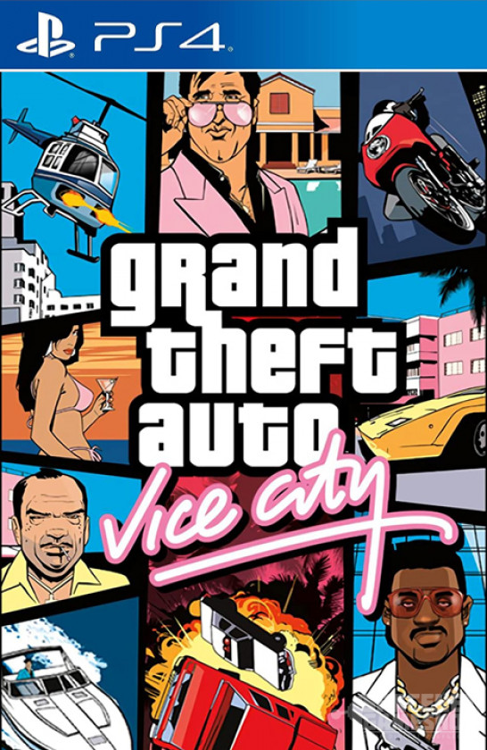 Gnaven Michelangelo stressende Grand Theft Auto GTA: Vice City PS4
