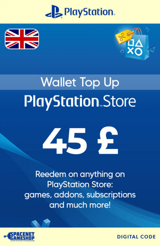 Playstation Network (PSN) Card - 45 GBP
