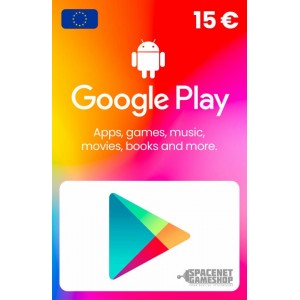 Google Play Gift Card 15 EUR