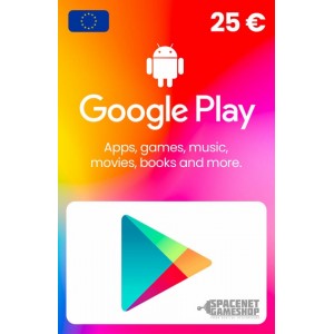 Google Play Gift Card 25 EUR
