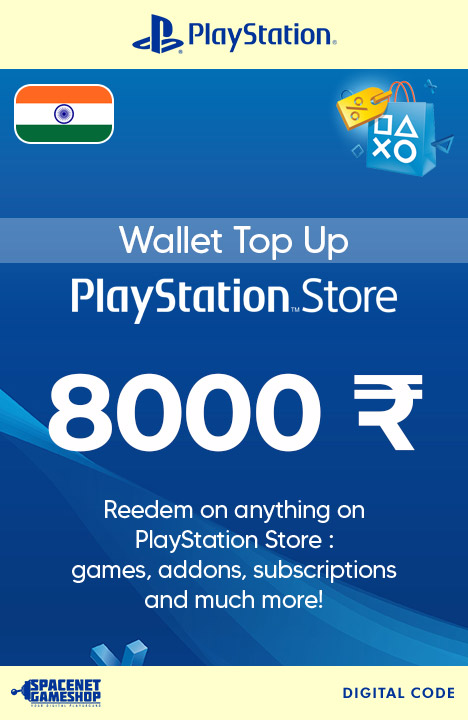 PSN Card India 8000 INR