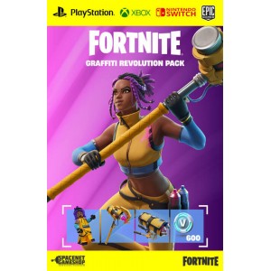 Fortnite - Graffiti Revolution Pack + 600 V-Bucks