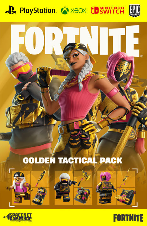 Fortnite - Golden Tactical Pack