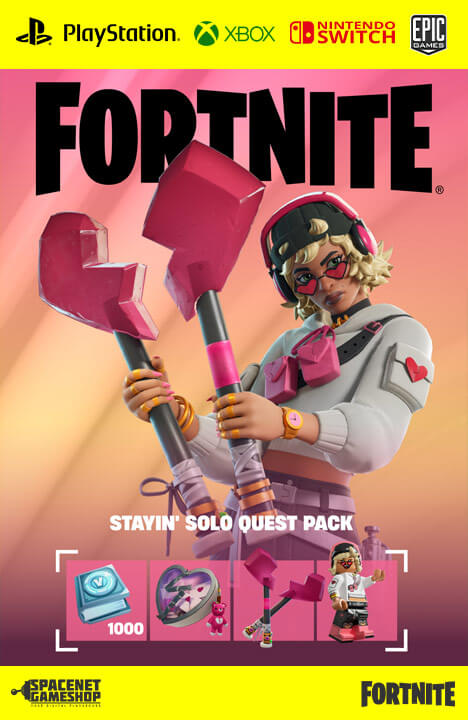 Fortnite - Stayin' Solo Quest Pack + 1000 V-Bucks Challenge