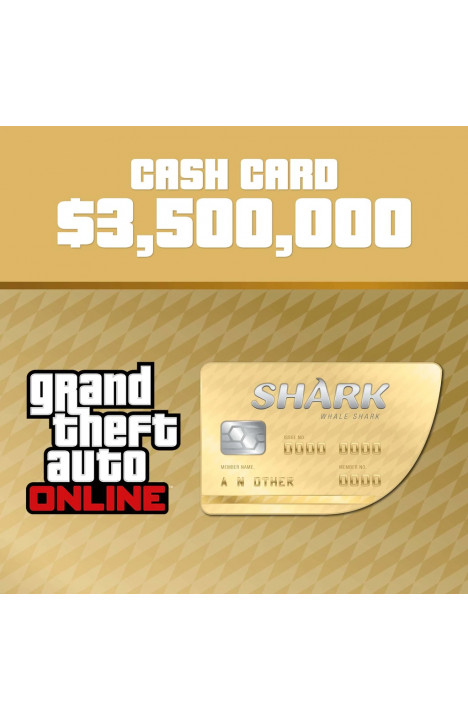 GTA Online: Whale Shark Cash Card (PS4 PS5™) US PSN