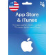 iTunes USD 4 Gift Card (US)