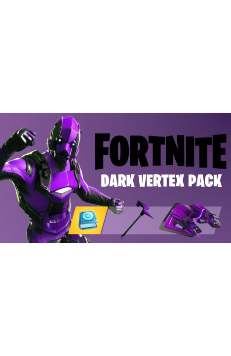 Fortnite Dark Vertex 500 V Bucks Bundle Epic Pc Ps4 Ps5 Xbox Switch