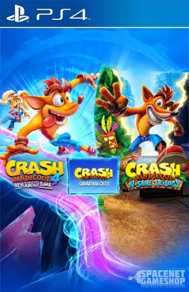Crash Bandicoot - Quadrilogy Bundle PS4