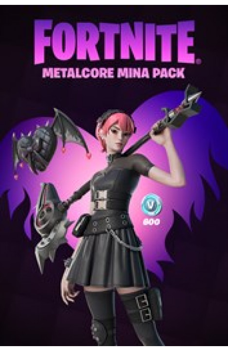 Fortnite - Metalcore Mina Pack EPIC PC PS4 PS5 XBOX Switch