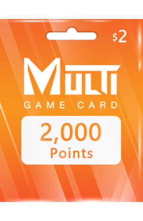 Multi Game Card 2,000 Points (Global)
