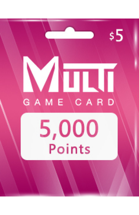 Multi Game Card 5,000 Points (Global)