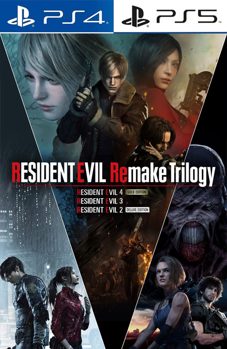 Resident Evil Remake Trilogy PS4 PS5