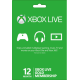 Xbox Live 12 Months Gold