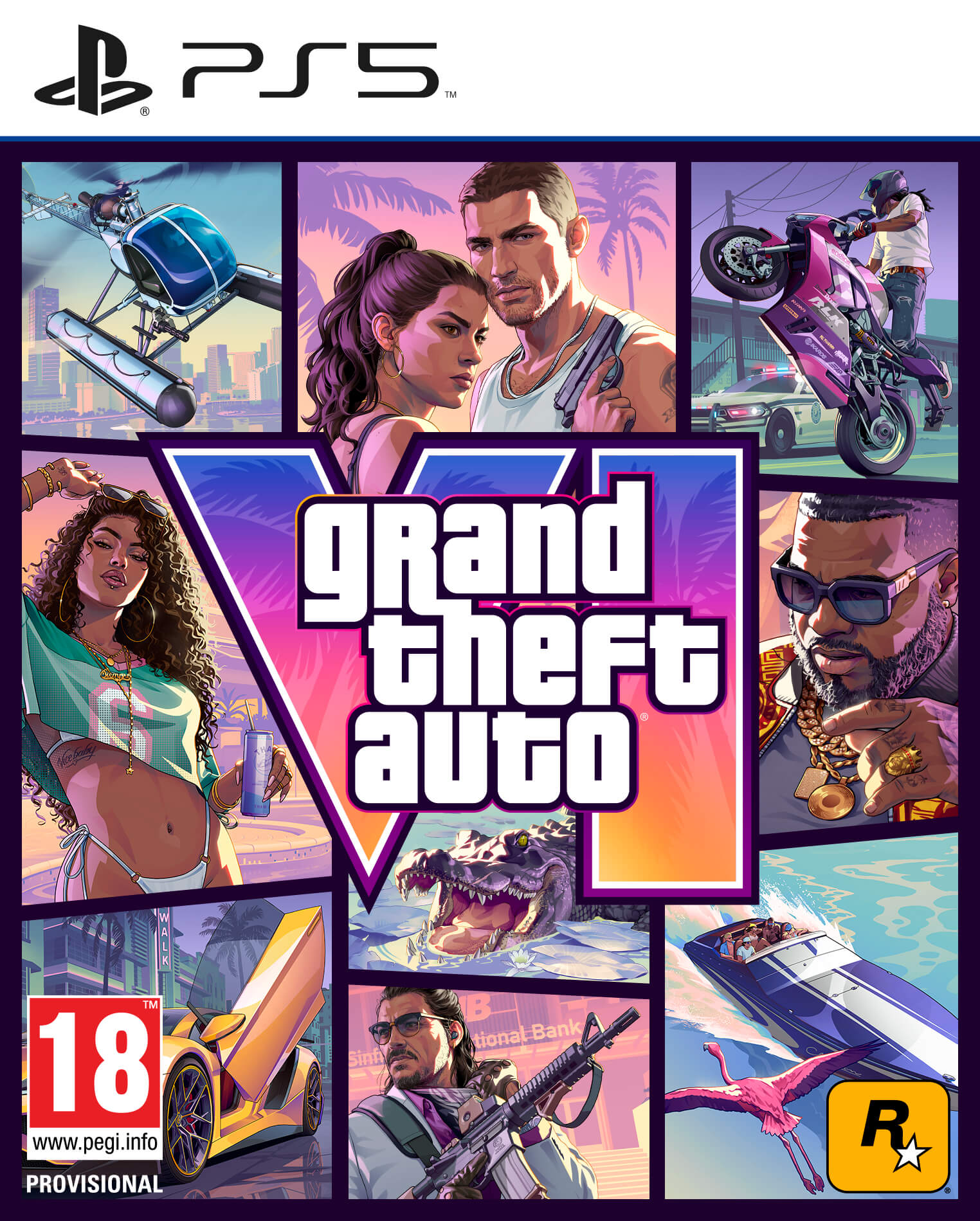 Grand Theft Auto VI GTA 6 Standard Edition PS5 - Code in Box [Europe]