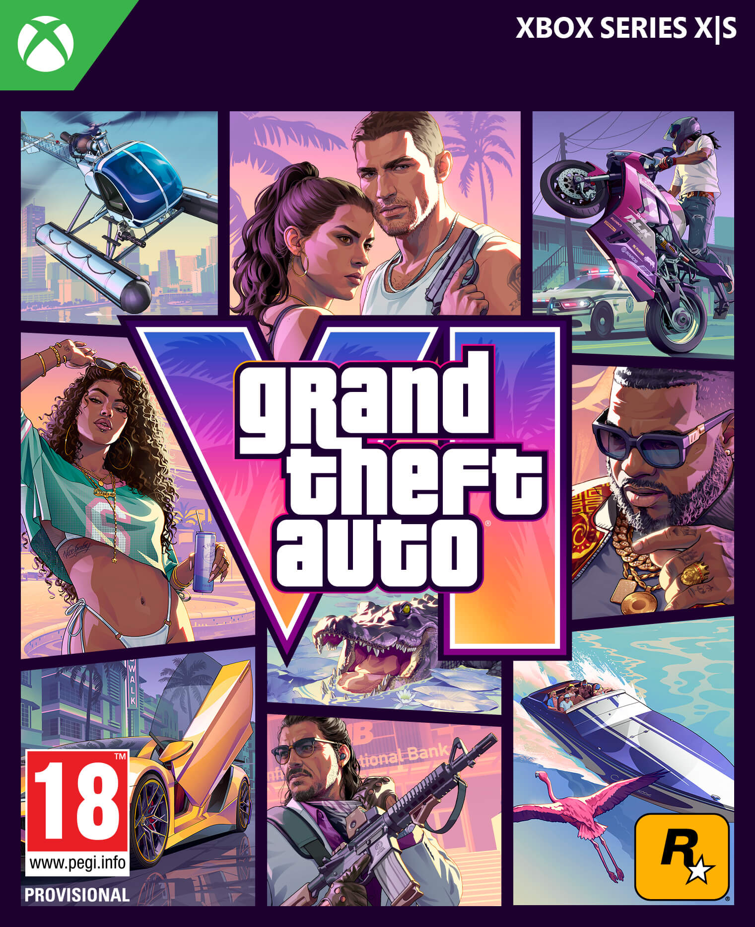 Grand Theft Auto VI GTA 6 Standard Edition Xbox Series - Code in Box [Europe]