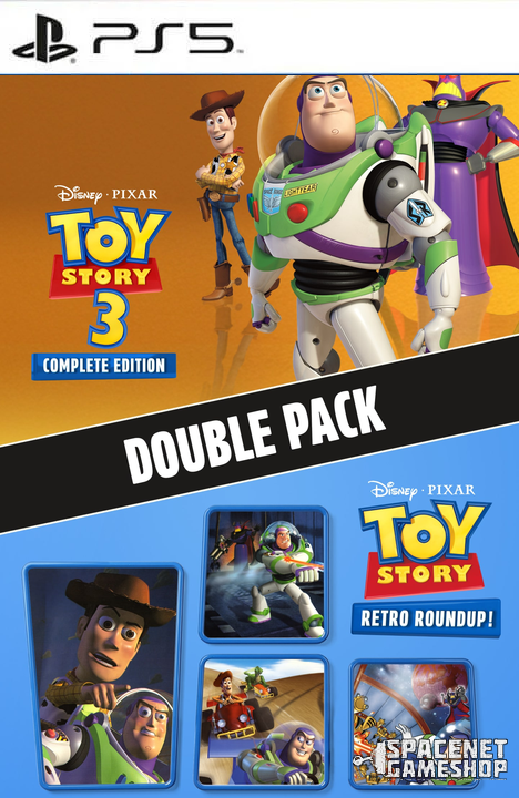 Disney/Pixar Toy Story: Retro Roundup! + Toy Story 3 Complete Edition Double Pack PS4/PS5